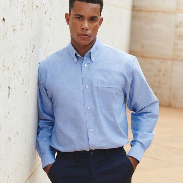 Long sleeve classic Oxford shirt Thumbnail