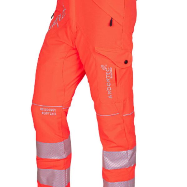 ATHV4050/4040/4035 Breatheflex Chainsaw Trousers Design C Class 1/2/3 Hi Vis Orange Thumbnail